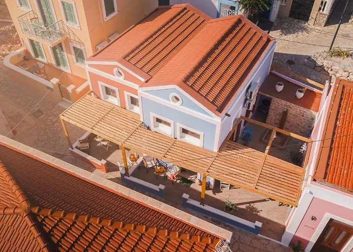 Сasa de vacaciones Captain's Memories Stylish Harbour Chalki Town